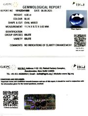 4.00/CT Natural Iolite With Govt. Lab Certificate (2331)